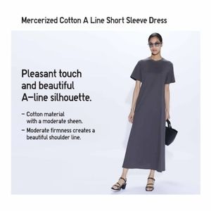 NWT Mercerized Cotton T-shirt Dress